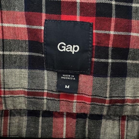 Men’s GAP Plaid Button Down Shirt - Picture 4 of 6
